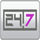 24/7 SAINT FUCHSIA [GR] logo